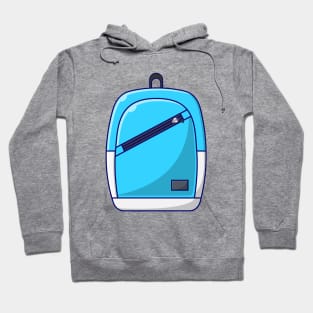 Blue Backpack Hoodie